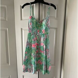 Lilly Pulitzer. S0. Animal palm tree print. Excellent condition.